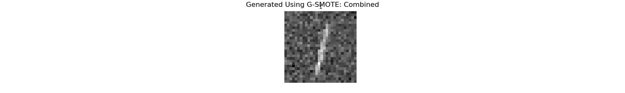 Generated Using G-SMOTE: Combined, 1